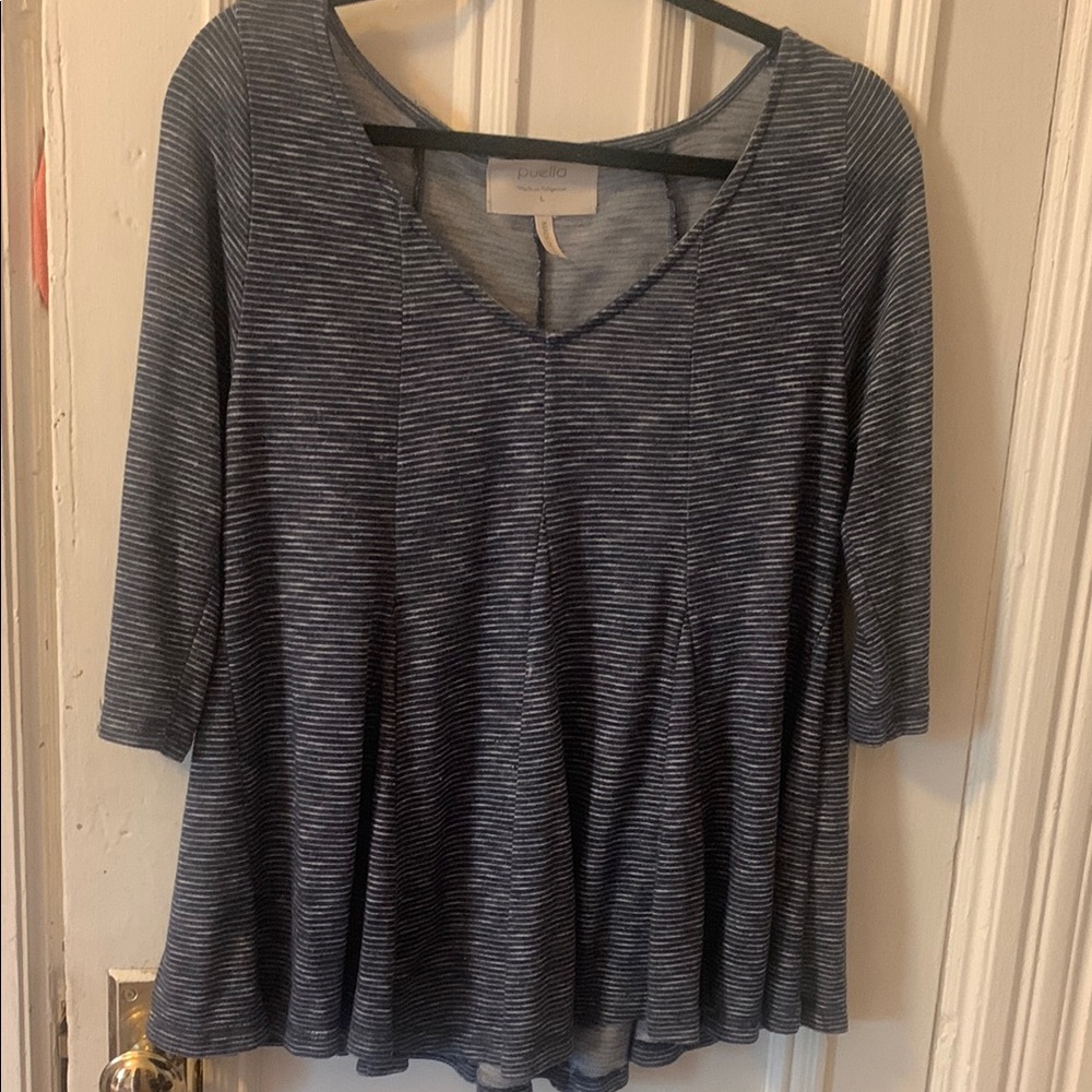Puella Asymmetrical Long Sleeve Top